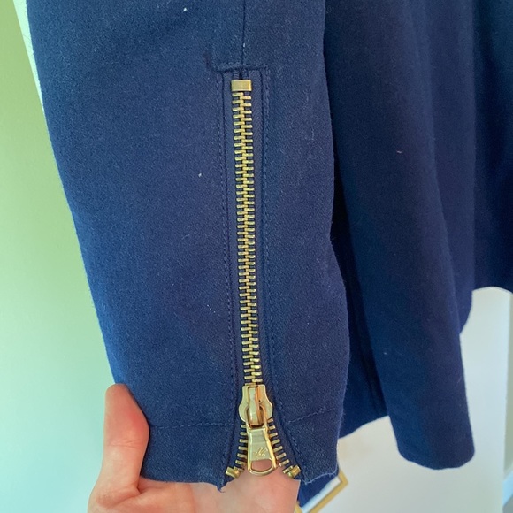 Kenneth Cole Wool Blend Asymmetrical Belted Coat size 12 - Picture 8 of 8